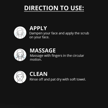 Mancode Charcoal Scrub Blackhead & Whitehead Remover | Active Detoxifying Effect & Anti-Pollution Face Scrub | Deep Pore Cleansing | Suitable for Men of all skin types | 100gm